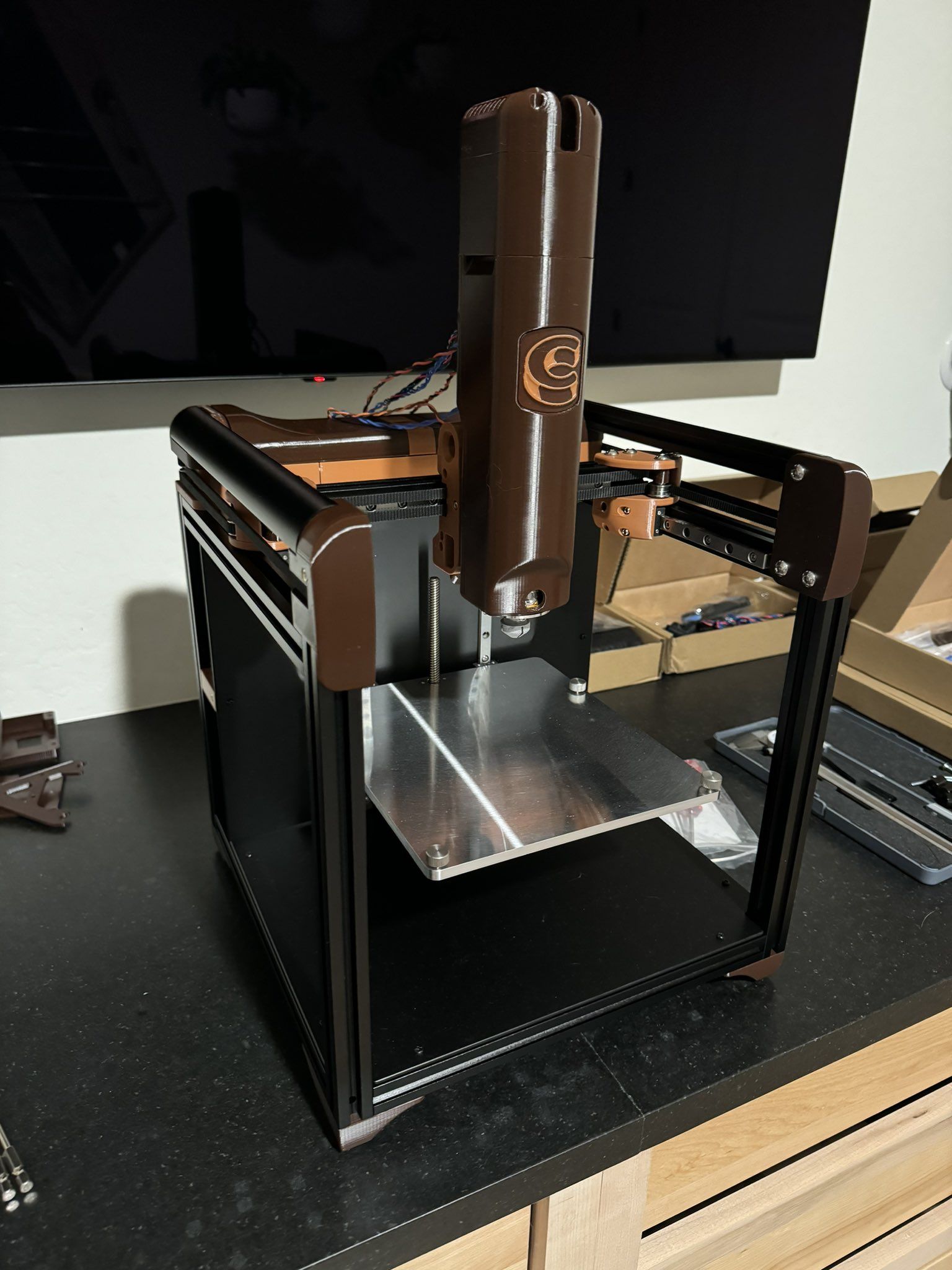 Cocoa Press nearly fully assembled