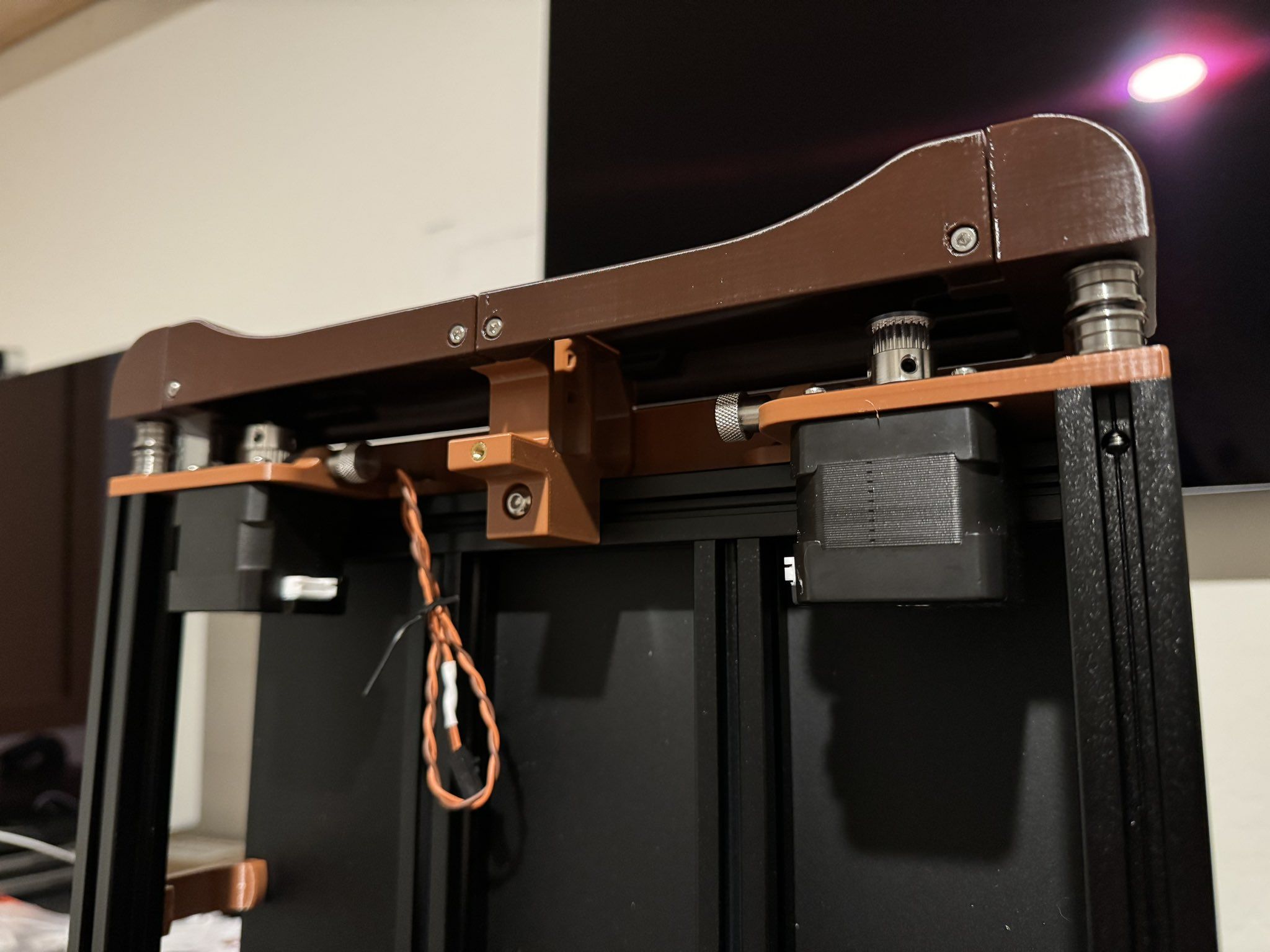 Cocoa Press A/B drive idlers from behind