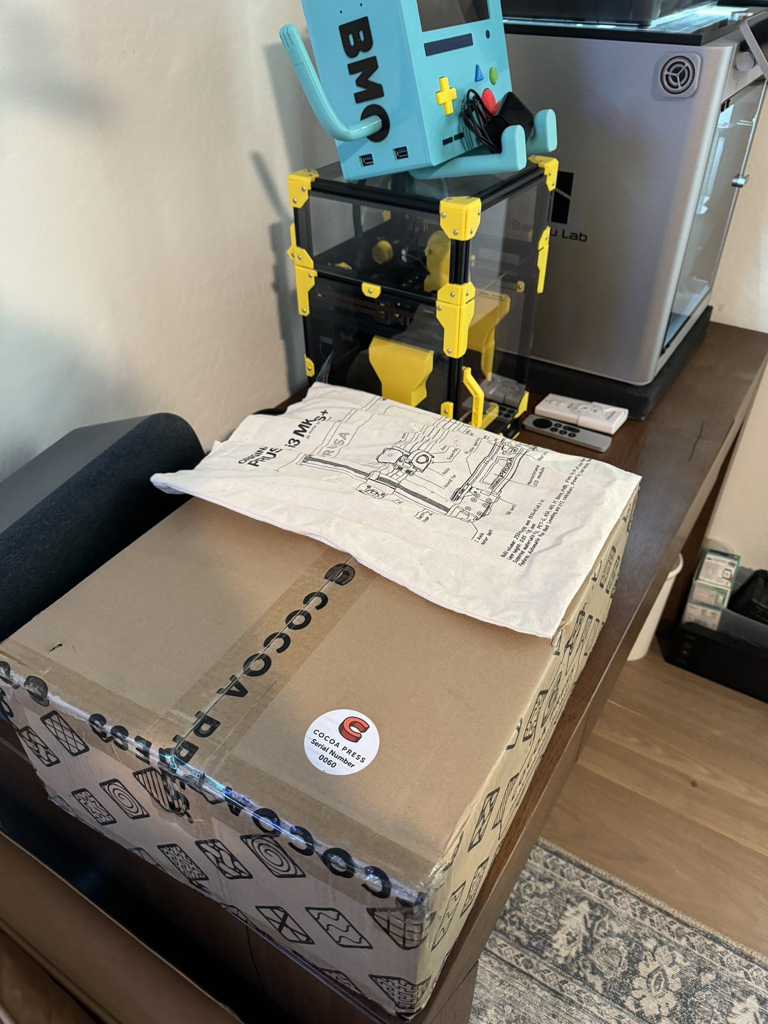 Cocoa Press kit box SN0060 delivered